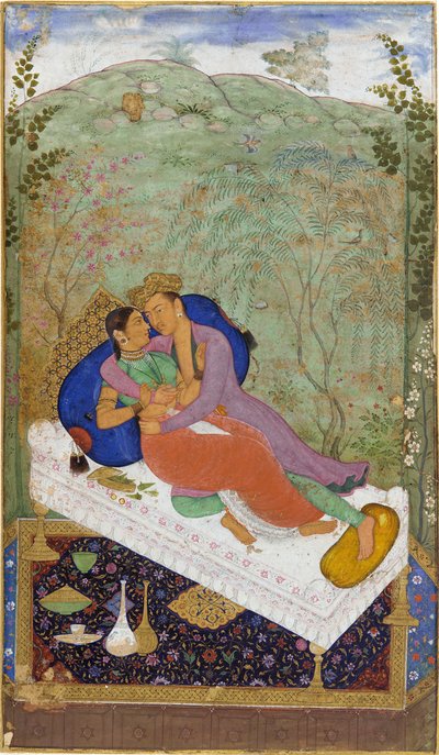Elskere, c1597. af   Manohar