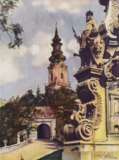 Nyitra-katedralen, Tjekkoslovakiet af after A. Langfier