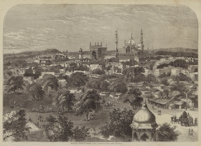 Generel udsigt over Delhi af after A. Soltykoff