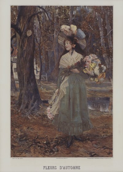 Fleurs dAutomne (efterårsblomster) af after Aime Nicolas Morot
