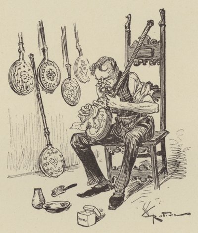 Sengepander af after Albert Robida