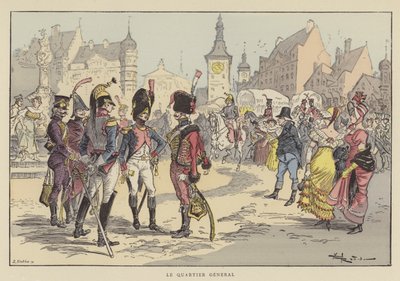 Generalkvarteret af after Albert Robida