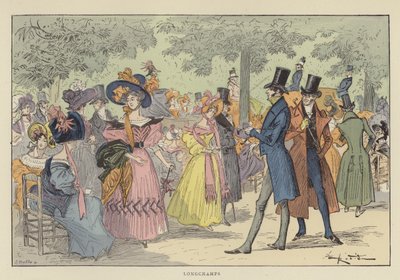 Longchamps af after Albert Robida