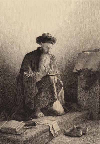 Sankt Lukas af after Albert Robida