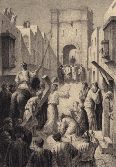 Jerusalems døtre af after Albert Robida