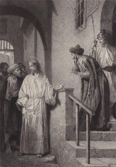 Jesu Moder og Brødre af after Albert Robida