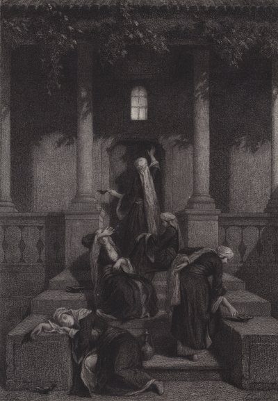 De vise og de tåbelige Jomfruer af after Albert Robida