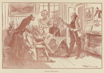 Gamle minder af after Albert Robida