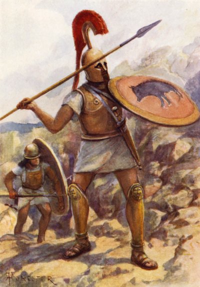 En hoplit i Servius Tullius