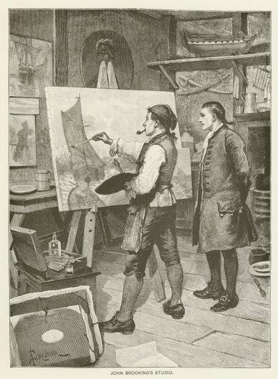 John Brookings studie af after Amedee Forestier