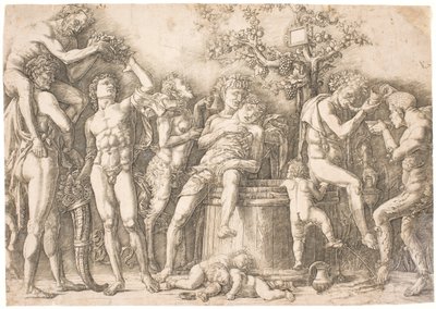 Bagerste kanal ved vintønden af after Andrea Mantegna