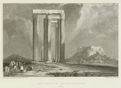 Jupiter Olympus-templet, Athen af after C. Stanfield