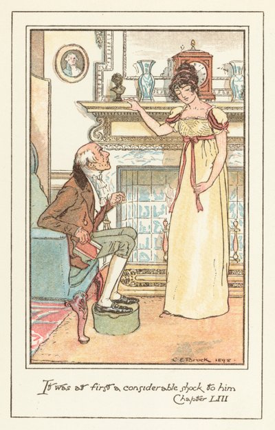 Illustration til Jane Austens Emma af after Charles Edmund Brock