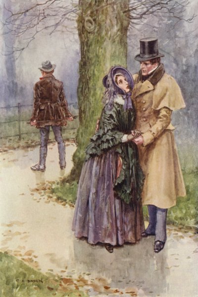 Illustration til Martin Chuzzlewit af after Charles Edmund Brock