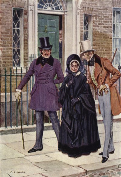 Illustration til Nicholas Nickleby af after Charles Edmund Brock