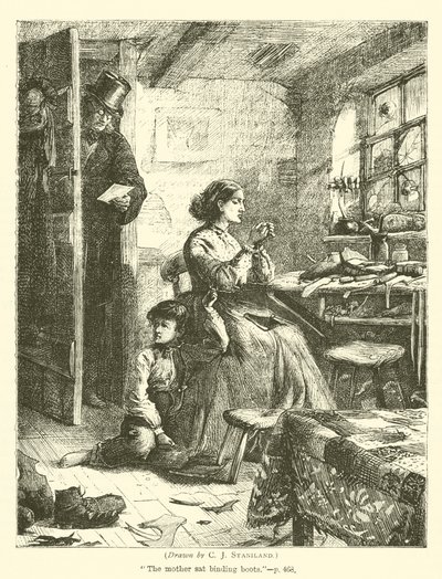 Kvindelig skomager af after Charles J. Staniland
