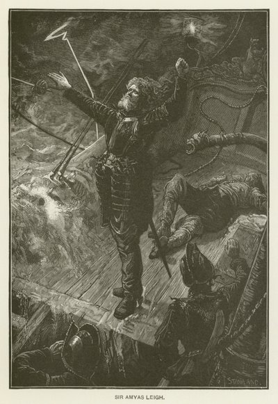 Sir Amyas Leigh af after Charles J. Staniland
