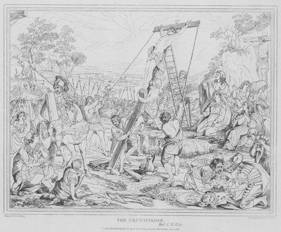 Korsfæstelsen, Matthæus af after Charles Le Brun