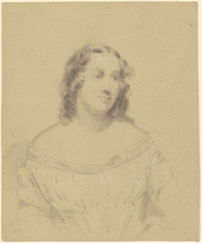 Fru Sylvanus D. Lewis (Estelle Anna Blanche Robinson) af after Charles Loring Elliott Seth Wells Cheney