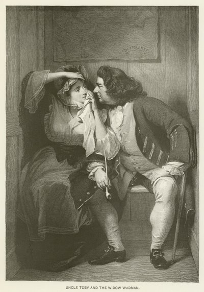 Onkel Toby og enken Wadman af after Charles Robert Leslie