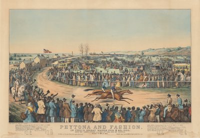 Peytona og mode: I deres store match for $20.000. I løbet af Unionskurset L.I. 13. maj. 1845, vundet af Peytona. Tid 7:39 3/4, 7:45 1/4 af after Charles Severin