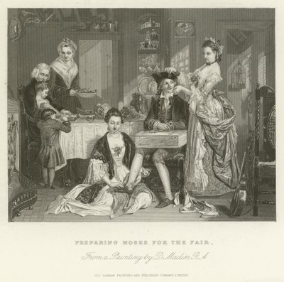 Forbereder Moses til messen af after Daniel Maclise