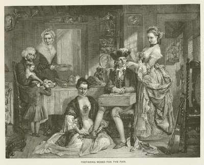 Forbereder Moses til messen af after Daniel Maclise