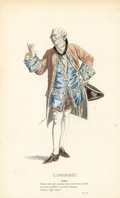 LIdiskret, Damis af after Edmond A.F. Geffroy