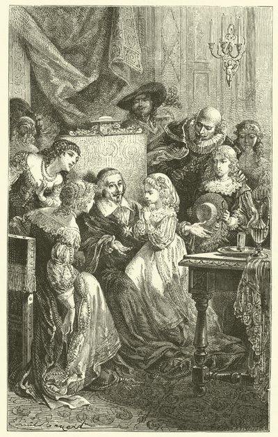Blaise og Jacqueline Pascal af after Emile Antoine Bayard