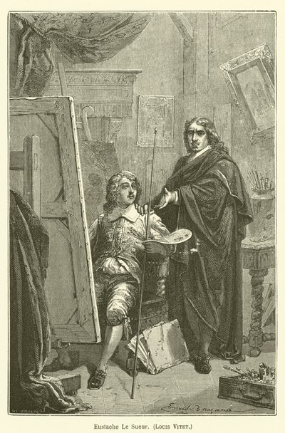 Eustache Le Sueur, Louis Vitet af after Emile Antoine Bayard