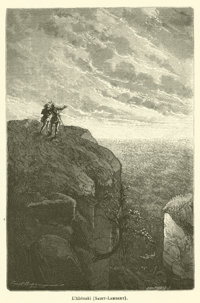 LAbenaki, Saint-Lambert af after Emile Antoine Bayard