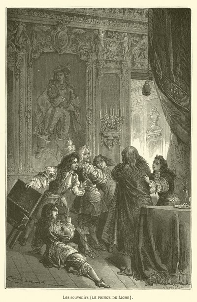 Minderne, prinsen af ​​Ligne af after Emile Antoine Bayard