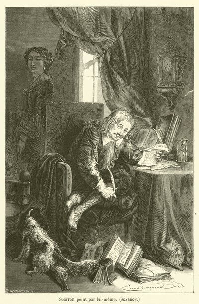 Scarron malet af ham selv, Scarron af after Emile Antoine Bayard