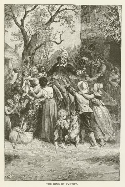 Kongen af Yvetot af after Emile Antoine Bayard