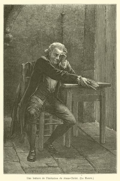 En læsning af Jesu Kristi efterligning, Harpen af after Emile Antoine Bayard