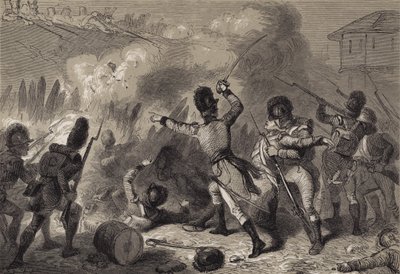 Briterne blev slået tilbage ved Fort Stephenson af after Felix Octavius Carr Darley