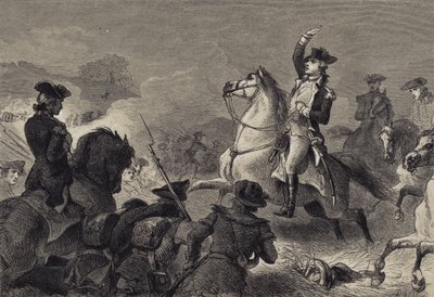 Washington i Monmouth af after Felix Octavius Carr Darley