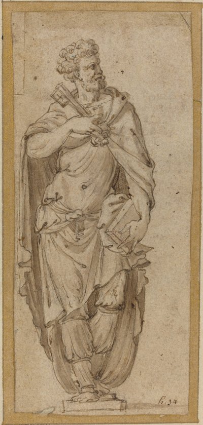 Sankt Peter af after Francesco Salviati