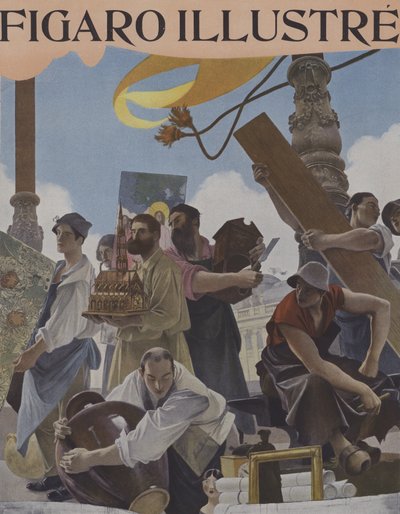 Verdensudstilling 1900 af after Francois Flameng