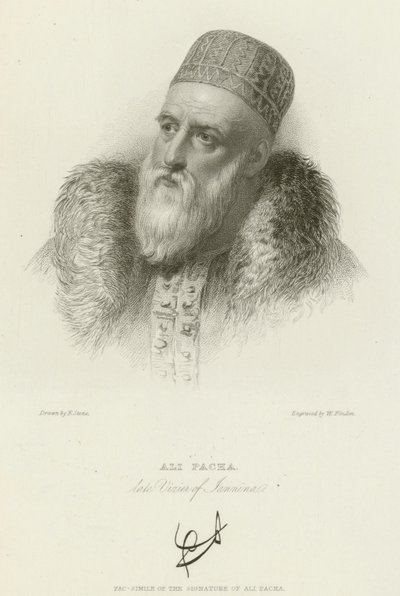 Ali Pacha, afdøde vesir af Jannina af after Frank Stone
