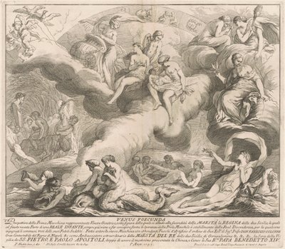 Prima Macchina for Kina af 1743: Venus Genetrix af after François Hutin Miguel de Sorellò
