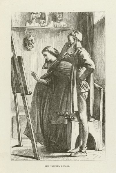 Illustration til Romola af George Eliot af after Frederic Leighton