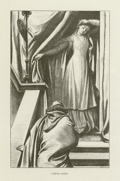 Illustration til Romola af George Eliot af after Frederic Leighton