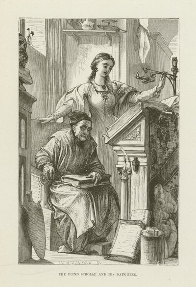 Illustration til Romola af George Eliot af after Frederic Leighton