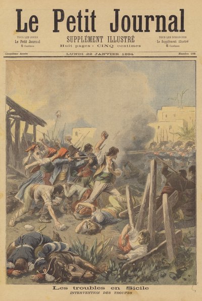 Problemer på Sicilien af after Frederic Theodore Lix