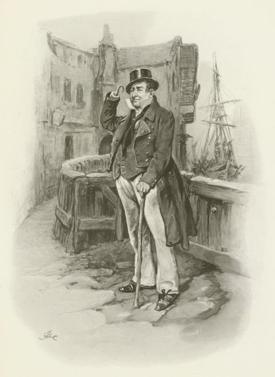 Kaptajn Cuttle af after Frederick Barnard