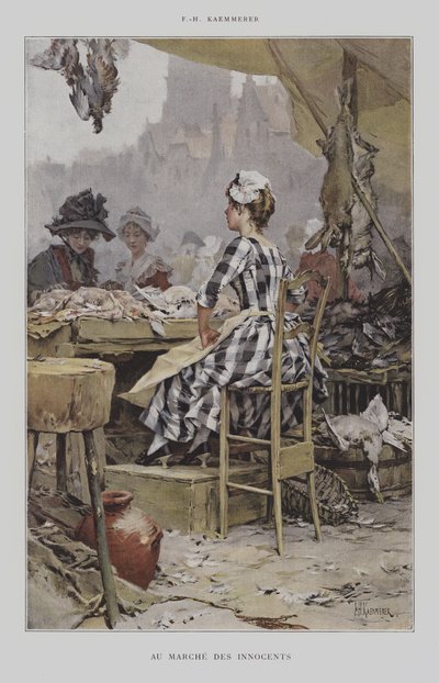 Ved de uskyldiges march af after Frederik Hendrik Kaemmerer