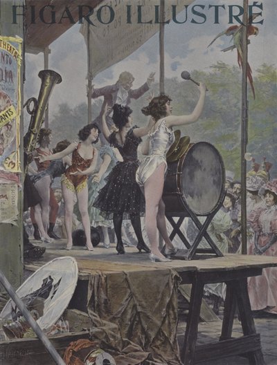 Paraden. Forside af Le Figaro Illustre, november 1897 af after Frederik Hendrik Kaemmerer