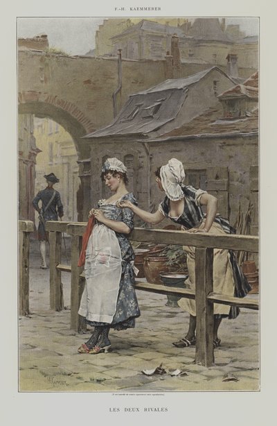 De to Rivaler af after Frederik Hendrik Kaemmerer