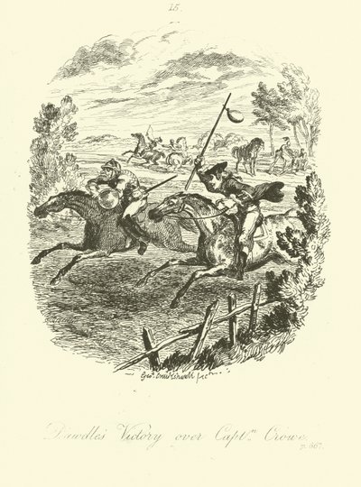 Illustration til Launcelot Greaves af Tobias Smollett af after George Cruikshank